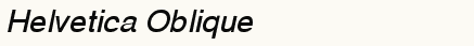 font шрифт Helvetica Cyrillic Oblique