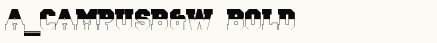 font шрифт a_CampusB&amp;amp;W Bold