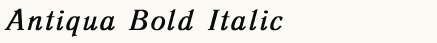 font шрифт Antiqua Bold Italic