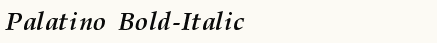 font шрифт Palatino Bold-Italic