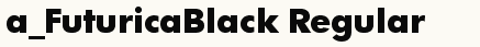 font шрифт a_FuturicaBlack