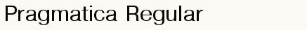 font шрифт Pragmatica