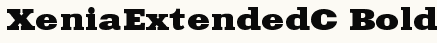 font шрифт XeniaExtendedC Bold