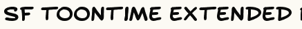 font шрифт SF Toontime Extended Bold