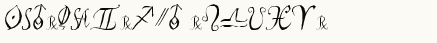 font шрифт AstroScript