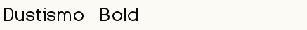 font шрифт Dustismo  Bold