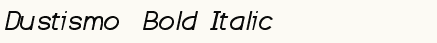 font шрифт Dustismo  Bold Italic