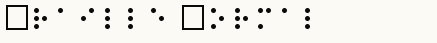 font шрифт Braille