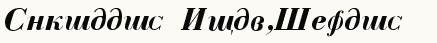 font шрифт Cyrillic Bold-Italic