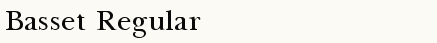 font шрифт Basset Regular