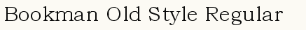 font шрифт Bookman Old Style