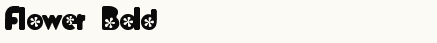 font шрифт Flower  Bold