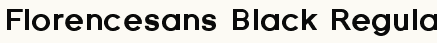 font шрифт Florencesans Black