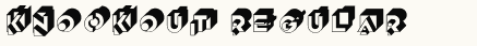 font шрифт Knockout Regular