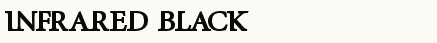 font шрифт InfraRed Black