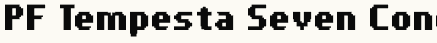 font шрифт PF Tempesta Seven Condensed Bold