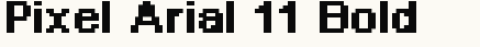 font шрифт Pixel Arial 11 Bold