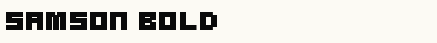 font шрифт Samson Bold