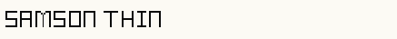 font шрифт Samson Thin