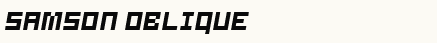 font шрифт Samson Oblique