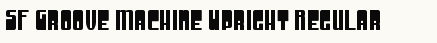 font шрифт SF Groove Machine Upright