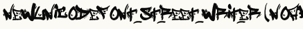 font шрифт Street Writer (noah)