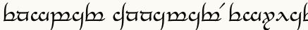 font шрифт Tengwar Annatar