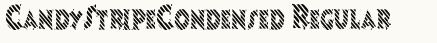 font шрифт CandyStripeCondensed