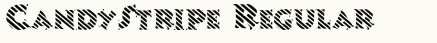 font шрифт CandyStripe