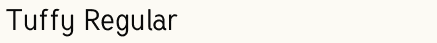 font шрифт Tuffy Regular