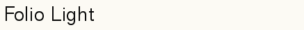 font шрифт Folio Light BT