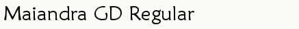 font шрифт Maiandra GD