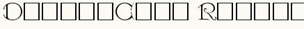 font шрифт DieterCaps Regular