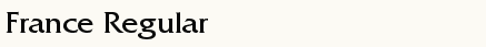 font шрифт France