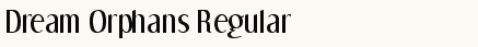 font шрифт Dream Orphans