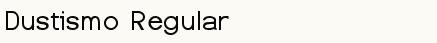 font шрифт Dustismo