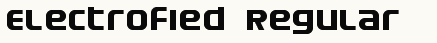 font шрифт Electrofied