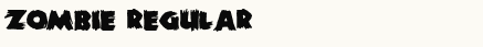 font шрифт Zombie