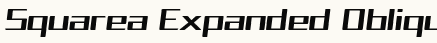 font шрифт Squarea Expanded Oblique