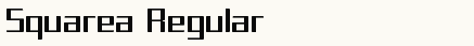 font шрифт Squarea Regular