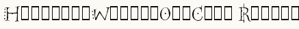 font шрифт HogwartsWizardOrnCaps