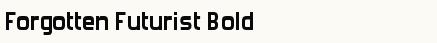 font шрифт Forgotten Futurist Bold