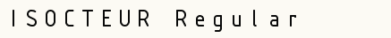 font шрифт ISOCTEUR