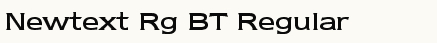 font шрифт Newtext Regular BT