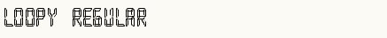 font шрифт Loopy