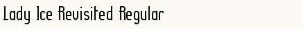 font шрифт Lady Ice Revisited