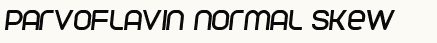 font шрифт Parvoflavin Normal Skew