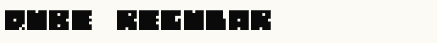 font шрифт QUBE