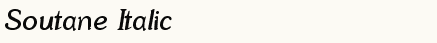 font шрифт Soutane Italic