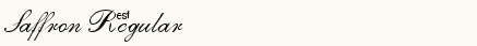 font шрифт Saffron